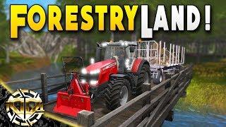 FORESTRY LAND MAP : MONEY FROM LOGGING : Farming Simulator 17 Gameplay : Forestry Land EP 1