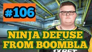 SUPER NINJA DEFUSE FROM BOOMBL4! CS GO BEST MOMENTS | #106