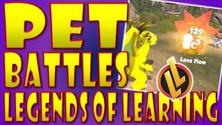 INSANE!!! Pet Battles in Legends of Learning: Awakening!!!