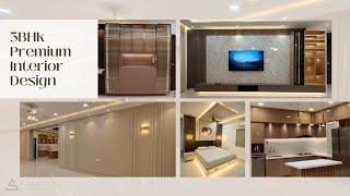 #3BHK Premium interior design by Sanatana Interiors, Hyderabad