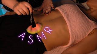  Calming ASMR Belly Light Touching and Brushing