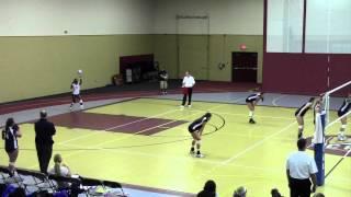 UMass Boston Women's Volleyball Vs. Western Connecticut State Highlights (10/16/12)