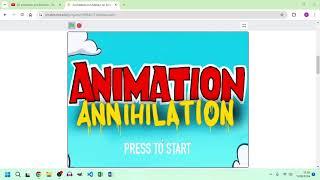 PLAYING ANIMATION ANNIHILATION (GAME MADE BY @MiloWorldN2D)