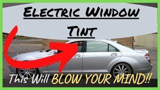 Electric Window Tint, Adjustable window tint, Variable Electrochromatic Tint. Just Unreal!!