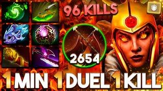 Legion Commander 96 KILLS - 1 MIN 1 DUEL 1 KILL - Dota 2 Pro Gameplay [Watch & Learn]