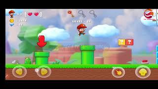 Game Super Mano Bros Jungle World Level 12 Three keys Walkthrough