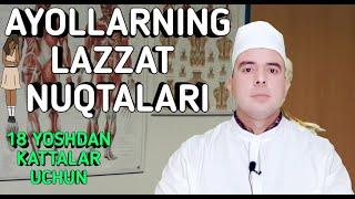 AYOLLARNING LAZZAT (EROGEN) NUQTALARI .