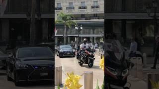 Prince Albert II of Monaco in his Lexus LS 600h L