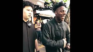 IShowSpeed met Cheng from Karate Kid Movie | PASSO BEM SOLTO - ATLXS (slowed) #ishowspeed #karatekid