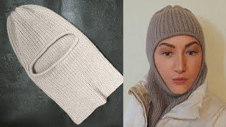 ТРЕНД СЕЗОНА! БАЛАКЛАВА-ШЛЕМ ( С КЕТЛЕВКОЙ) ЗИМНИЙ ВАРИАНТ ! KNITTEDHAT