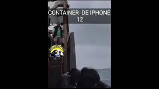 Container de iPhone 12 encontrado à deriva no mar 