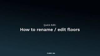 Quick Edit: How to edit floor titles