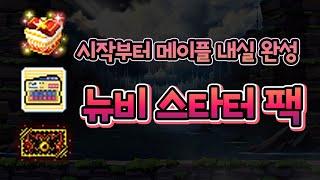 [메이플] 메린이용 뉴비 스타트 패키지 3종 리뷰