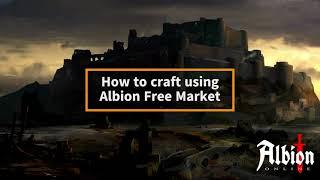 Albion Online Black Market Crafting Tutorial