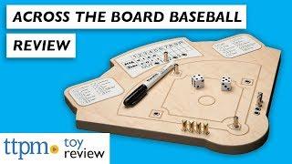 Baseball Game Wooden Board Game Review from Across the Board Game