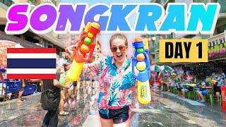 SONGKRAN 2024 in Bangkok, Thailand  (Biggest Water fight in the WORLD )