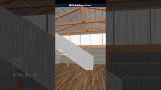 How to Design Your Own Pole Barn #polebarn #3ddesign #polebarnconstruction #shorts