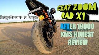 CEAT zoom rad x1 honest review after 19,000 kms