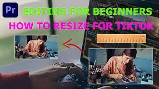 HOW TO RESIZE VIDEOS FOR  YOUTUBE SHORTS OR TIKTOKS (Convert Horizontal to Vertical Video) *EASY*