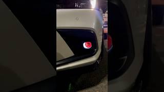 Devil eyes in car headlight for GLA| Blazexel #carlover #carmodification #cars #caraccessories