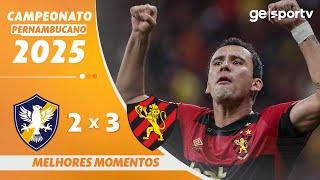 RETRÔ 2 X 3 SPORT | MELHORES MOMENTOS | FINAL 1 - CAMPEONATO PERNAMBUCANO 2025 | ge.globo