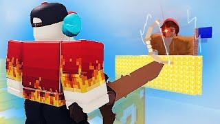 One on One Lucky Islands  in Bedwars roblox