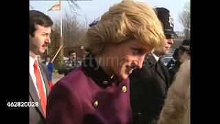 Princess Diana Talking to Bystanders 24 gennaio 1989