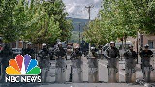 Kosovo police clash with ethnic Serbs over newly elected officials