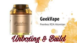 Peerless RDA Unboxing & Build | FlameVapes