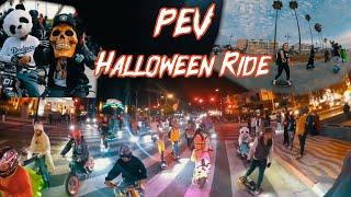 Onewheel, PEV Halloween Ride in Santa Monica (LAPEV & Ramen Rides)