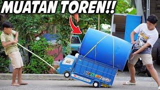 EKSPERIMEN DITDIM MUATAN TANDON AIR BESAR PAKAI TRUK BARU DIMAS..