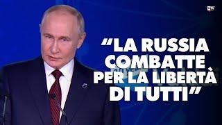 Vladimir Putin: "Il razzismo dell'Occidente deve essere respinto"