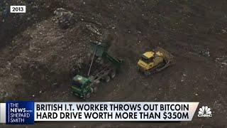 The search for a bitcoin hard drive worth $350 million lost in a landfill