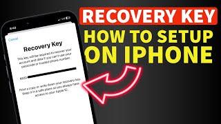 How to Setup Recovery Key on iPhone I How to Create Recovery Key for Apple ID in iPhone