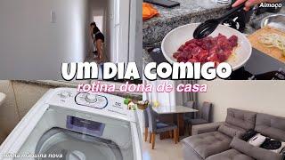 ROTINA DE UMA RECÉM DONA DE CASA  ️| fiz feijão pela primeira vez, faxina, almoço