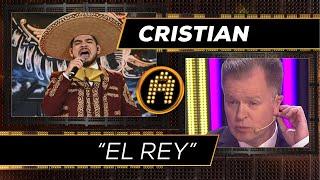 ¡Cristian demostró su lado mexicano al interpretar "El rey"! | La Academia 2024