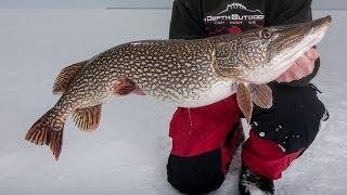 Giant Late Ice Pike on Lake of the Woods - In-Depth Outdoors TV Season 8, Episode 19