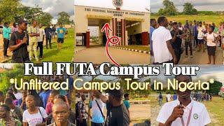 UNIVERSITY TOUR with Students | Federal University of Technology Akure FUTA Tour | Campus Tour