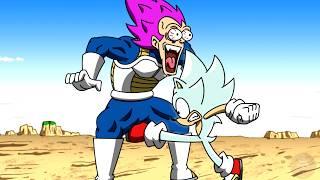 Sonic and Shadow vs Goku and Vegeta Part 2 - MULTIVERSE WARS 
