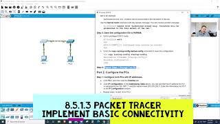 8 5 1 3 Packet Tracer   Implement Basic Connectivity