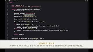 AES Encryption in PHP | PHP Encryption | Passing data securely PHP