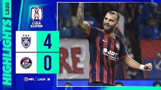 Johor Darul Ta'zim 4-0 PDRM FC | Highlights | Liga Super 2024-25 | LS20