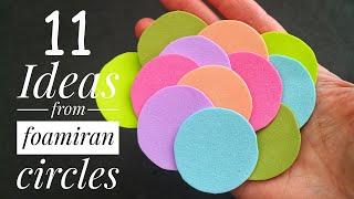 11 ideas from foamiran circles Flowers