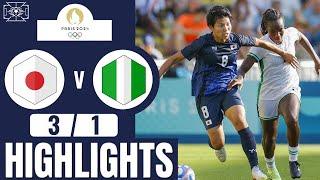 Japan vs Nigeria | 3-1 | Women's Football | Paris 2024 Highlights | nigeria vs japan