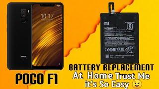 Poco f1 battery replacement at home | Poco f1 battery flipkart | Poco f1 battery replacement cost