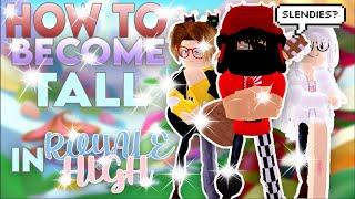 * Free *How to become tall in Royale High Without robux || How To Become Tall in Royale High part 2