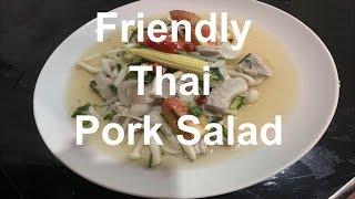 HOW TO MAKE Thai Spicy Pork Salad Recipe #chefstravels