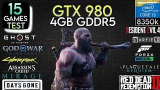 GTX 980 + i3 8350K &16GB Ram - Test In 15 Games In 2024 !