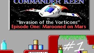 Let's Play Commander Keen: Marooned on Mars #1 - Pogo Madness