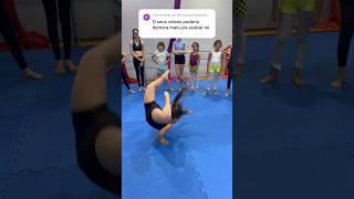 DESAFIO ACROBÁTICO parte final - Má X Bibi #acrobatics #shortsvideo #shortsfeed @tiagre